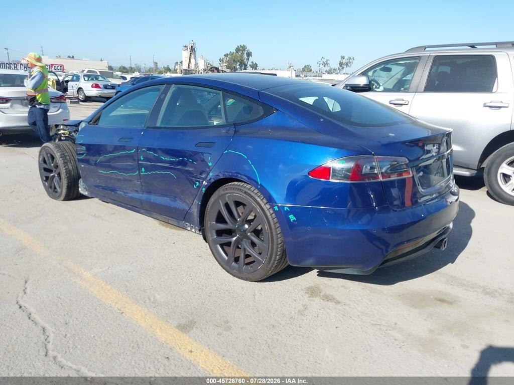 5YJSA1E50MF432319 2021 TESLA MODEL S photo no. 3