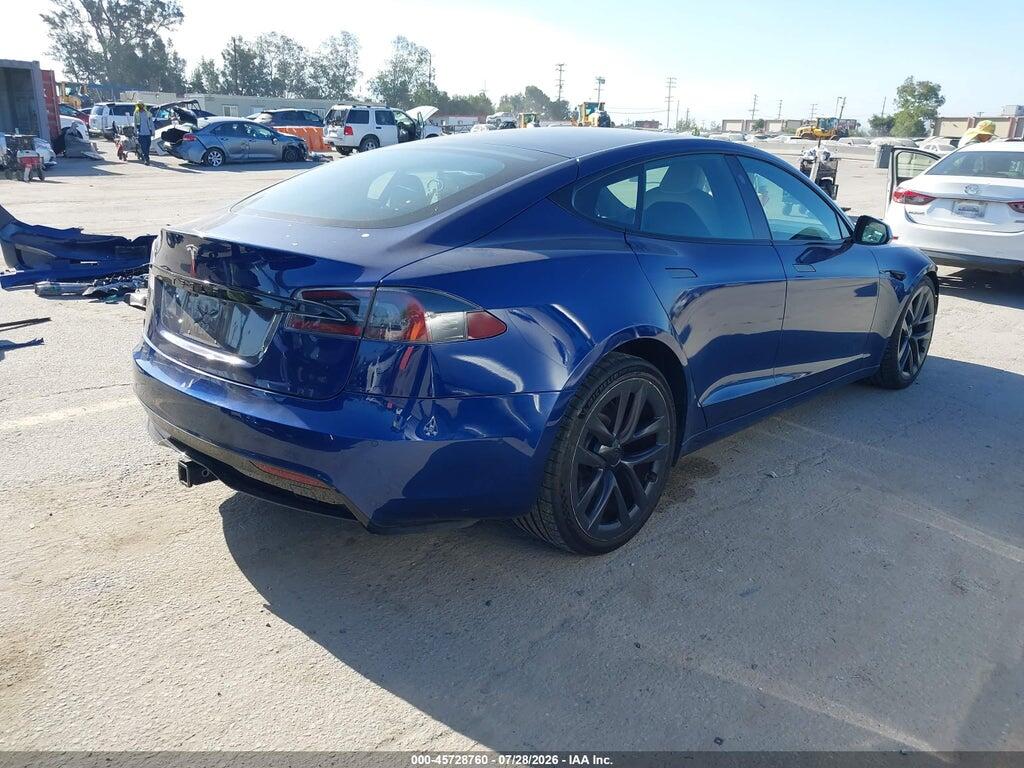 5YJSA1E50MF432319 2021 TESLA MODEL S photo no. 4