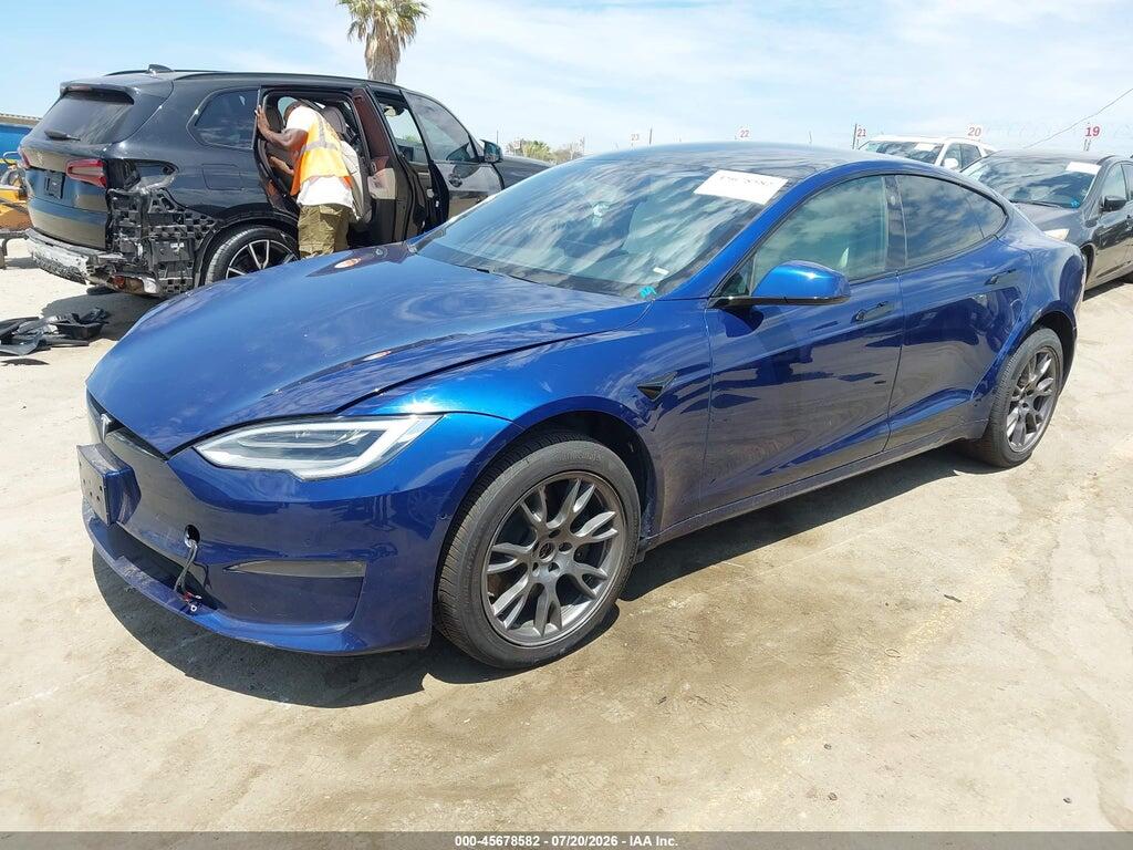5YJSA1E53MF428149 2021 TESLA MODEL S photo no. 2
