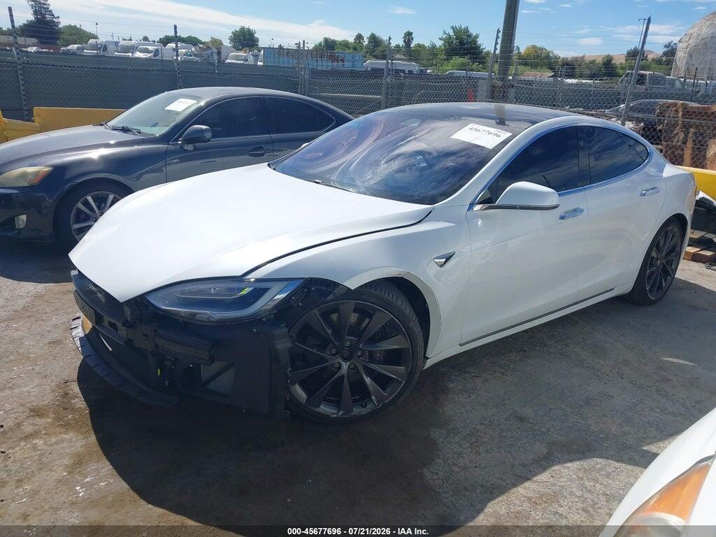 5YJSA1E2XMF424704 2021 TESLA MODEL S photo no. 2