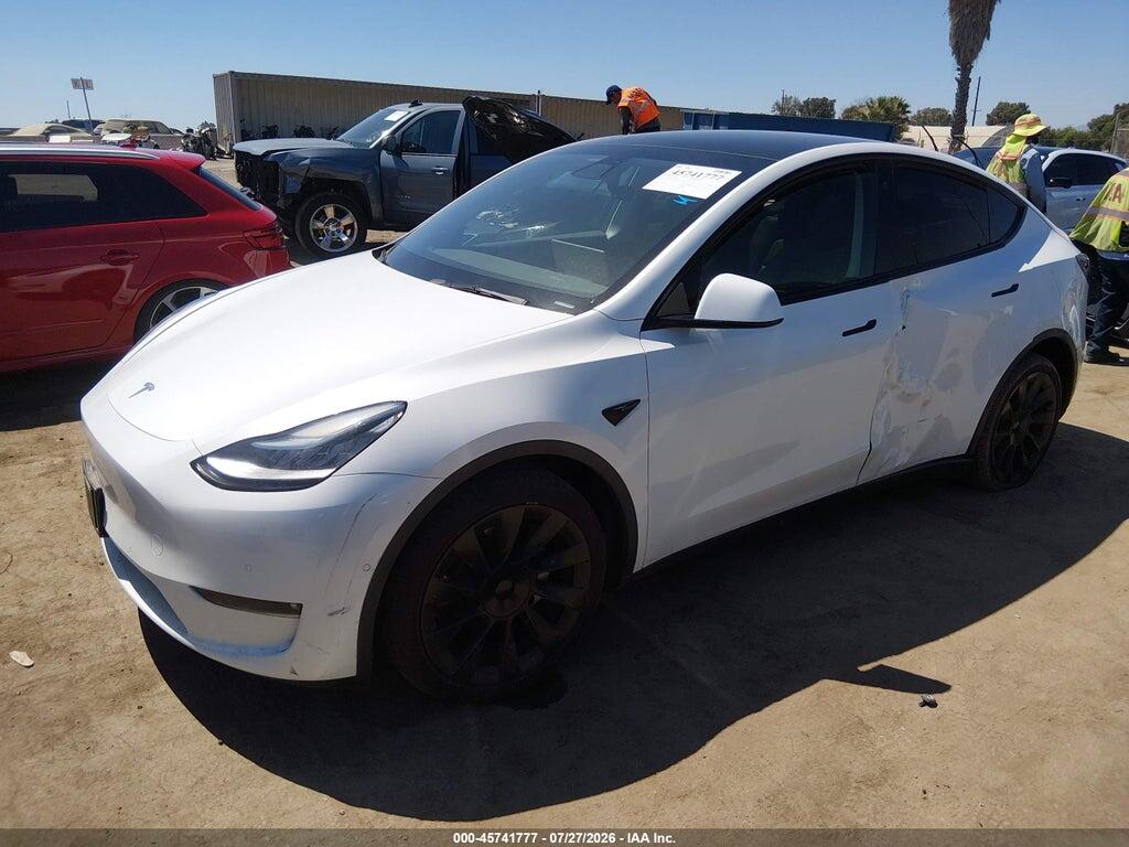5YJYGDEE5MF287210 2021 TESLA MODEL Y photo no. 2