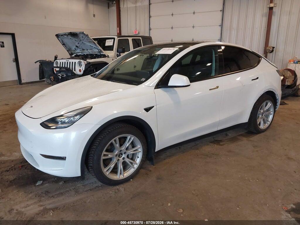 5YJYGDEE6MF192249 2021 TESLA MODEL Y photo no. 2