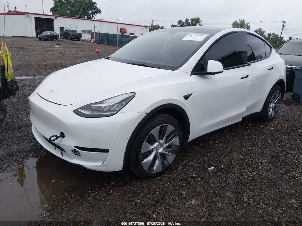 5YJYGDEE6MF298717 2021 TESLA MODEL Y photo no. 2