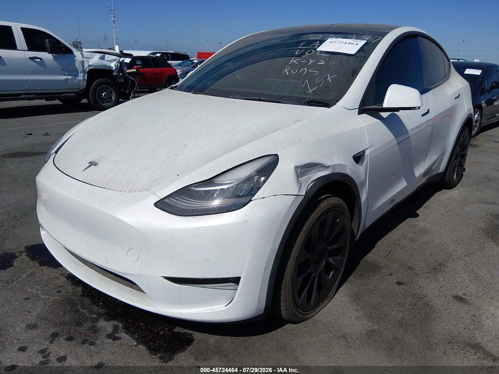 5YJYGDEE4MF275887 2021 TESLA MODEL Y photo no. 2