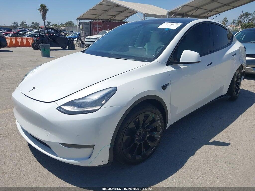 5YJYGDEE3MF224221 2021 TESLA MODEL Y photo no. 2