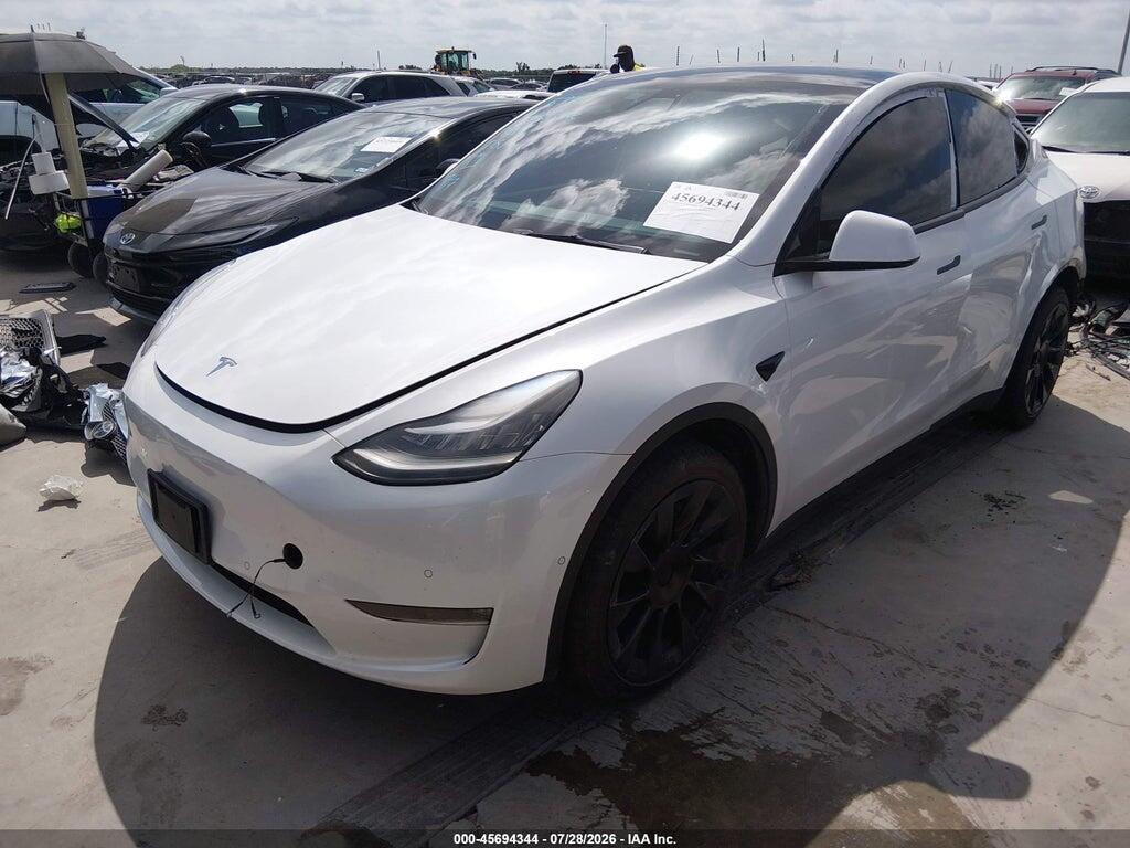 5YJYGDEE8MF191068 2021 TESLA MODEL Y photo no. 2