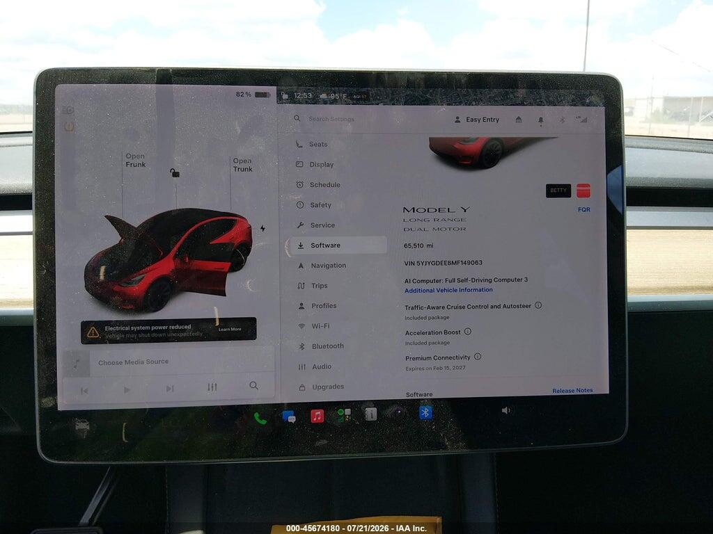 5YJYGDEE8MF149063 2021 TESLA MODEL Y photo no. 7
