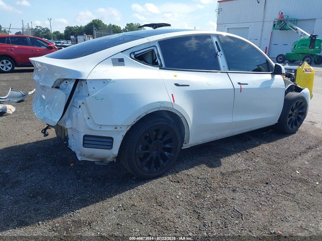 5YJYGDEE7MF192910 2021 TESLA MODEL Y photo no. 4