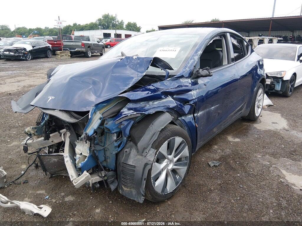 5YJYGDEE5MF060602 2021 TESLA MODEL Y photo no. 2