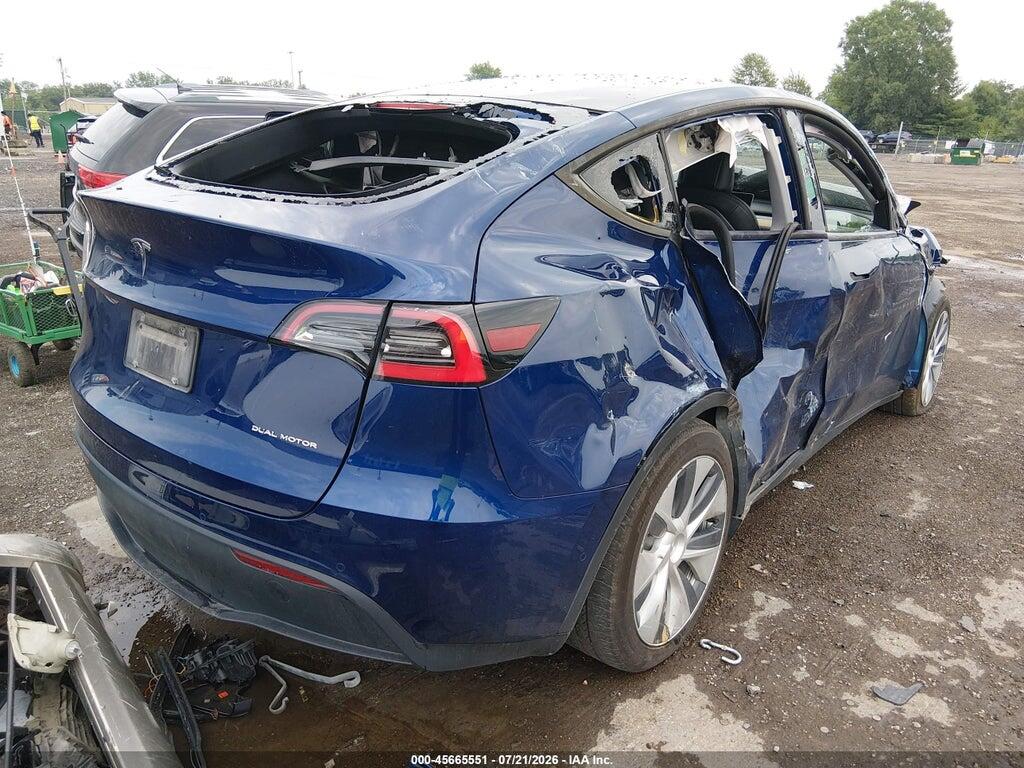 5YJYGDEE5MF060602 2021 TESLA MODEL Y photo no. 4