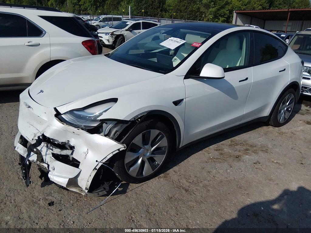 5YJYGDEE2MF202582 2021 TESLA MODEL Y photo no. 2