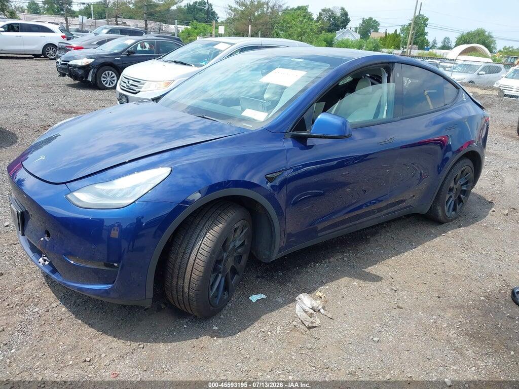 5YJYGDEE5MF179492 2021 TESLA MODEL Y photo no. 2