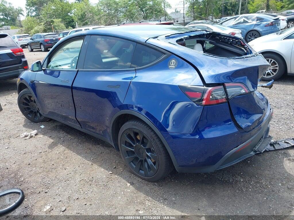 5YJYGDEE5MF179492 2021 TESLA MODEL Y photo no. 3