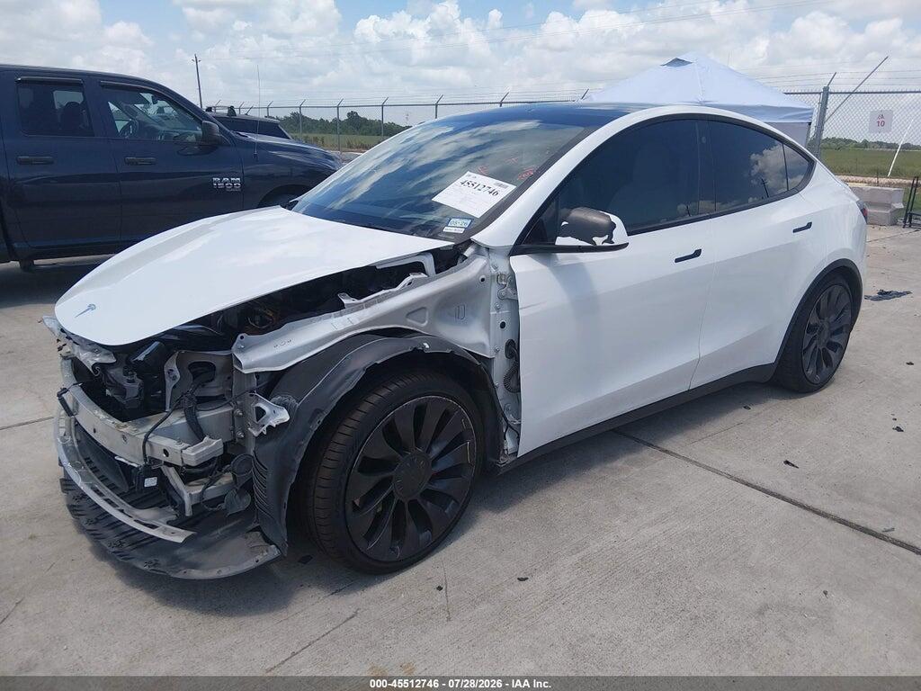 5YJYGDEF2MF178552 2021 TESLA MODEL Y photo no. 2