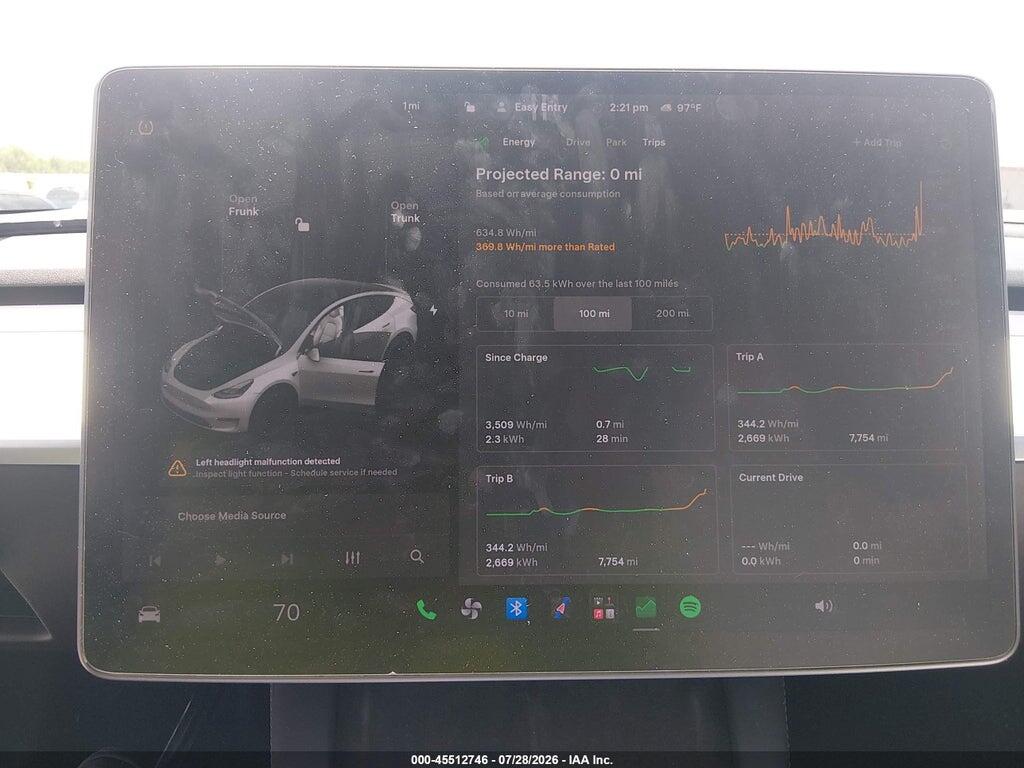 5YJYGDEF2MF178552 2021 TESLA MODEL Y photo no. 7