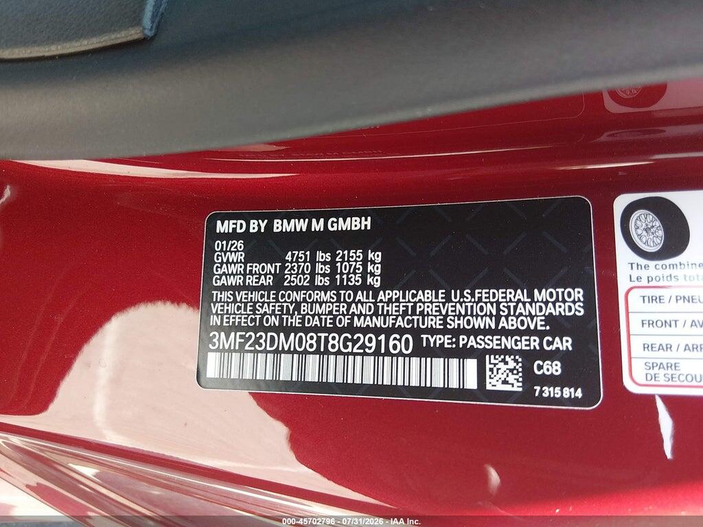 3MF23DM08T8G29160 2026 BMW M2 photo no. 9