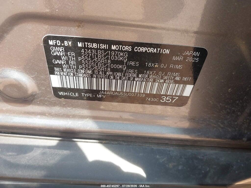 JA4ARUAU5SU007339 2025 MITSUBISHI OUTLANDER SPORT photo no. 9