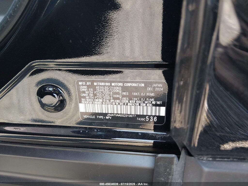 JA4ATVAA5SZ010077 2025 MITSUBISHI ECLIPSE CROSS photo no. 9