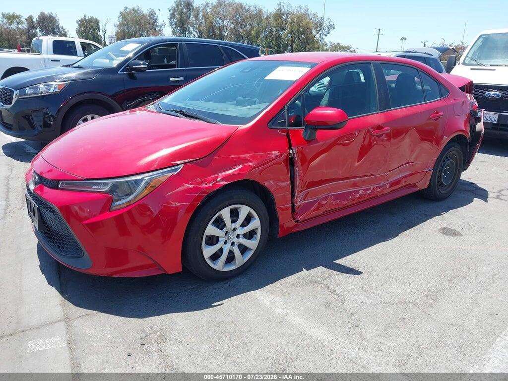 5YFEPMAE8MP256790 2021 TOYOTA COROLLA photo no. 2