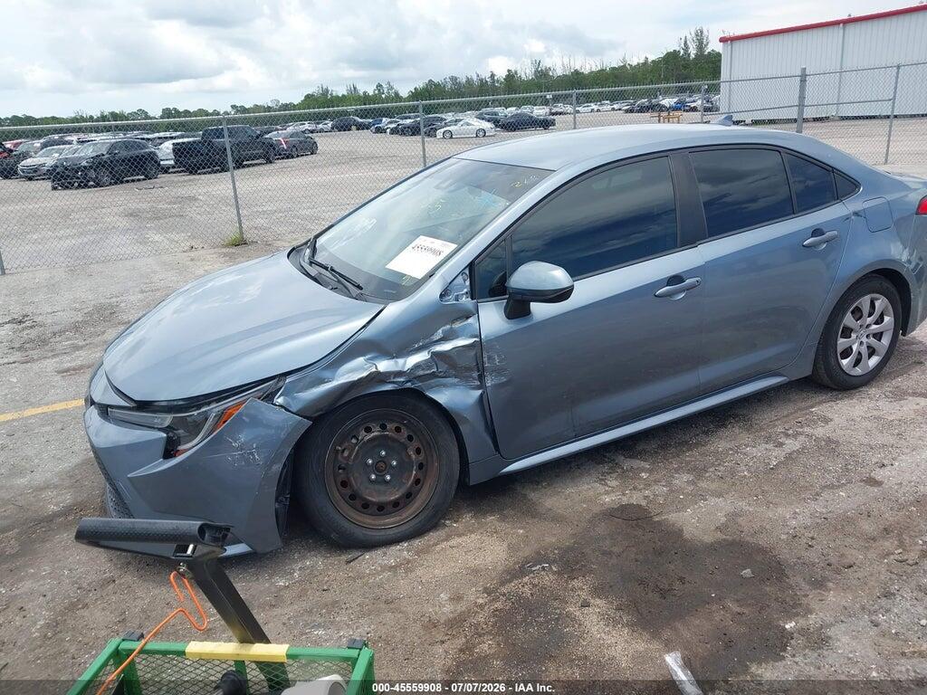 JTDEPMAE1MJ125687 2021 TOYOTA COROLLA photo no. 2