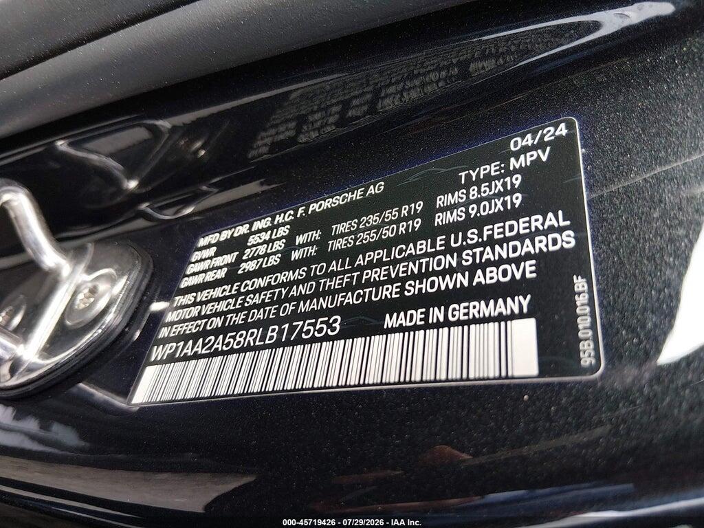 WP1AA2A58RLB17553 2024 PORSCHE MACAN photo no. 9