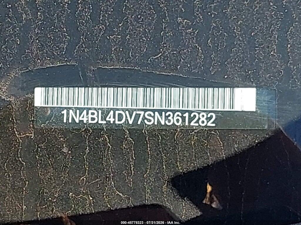 1N4BL4DV7SN361282 2025 NISSAN ALTIMA photo no. 9