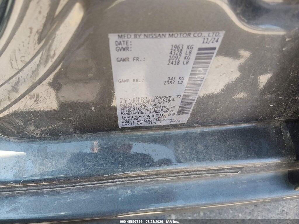 1N4BL4DVXSN338708 2025 NISSAN ALTIMA photo no. 9