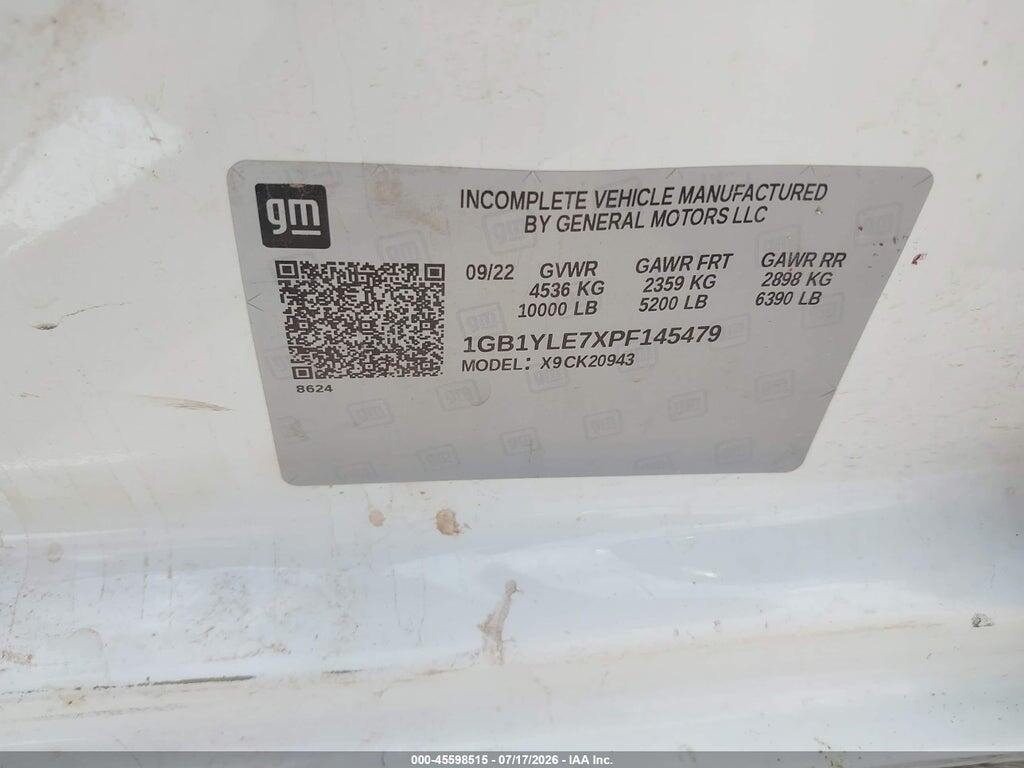 1GB1YLE7XPF145479 2023 CHEVROLET SILVERADO 2500HD photo no. 9