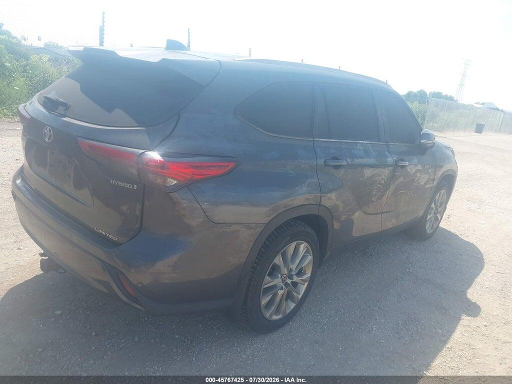 5TDXBRCH9MS016392 2021 TOYOTA HIGHLANDER photo no. 4