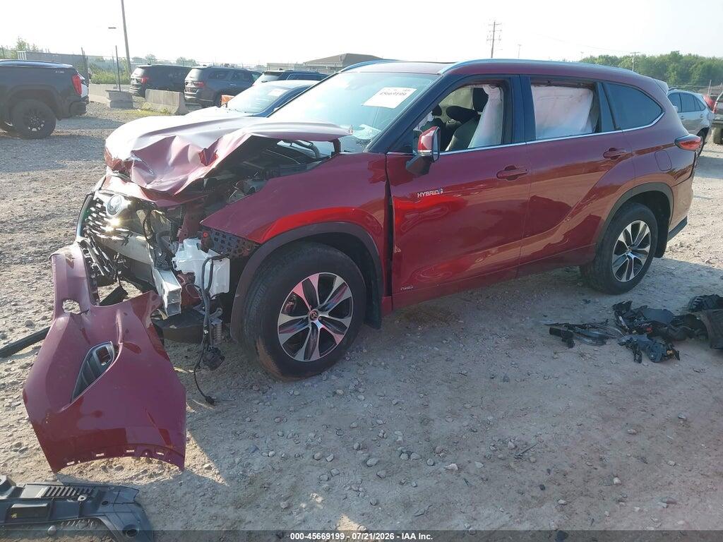 5TDGBRCH0MS066971 2021 TOYOTA HIGHLANDER photo no. 2