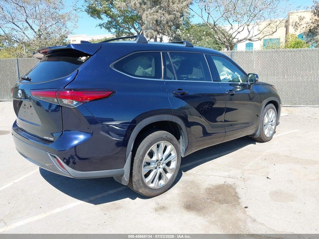 5TDYZRAH5MS080366 2021 TOYOTA HIGHLANDER photo no. 4