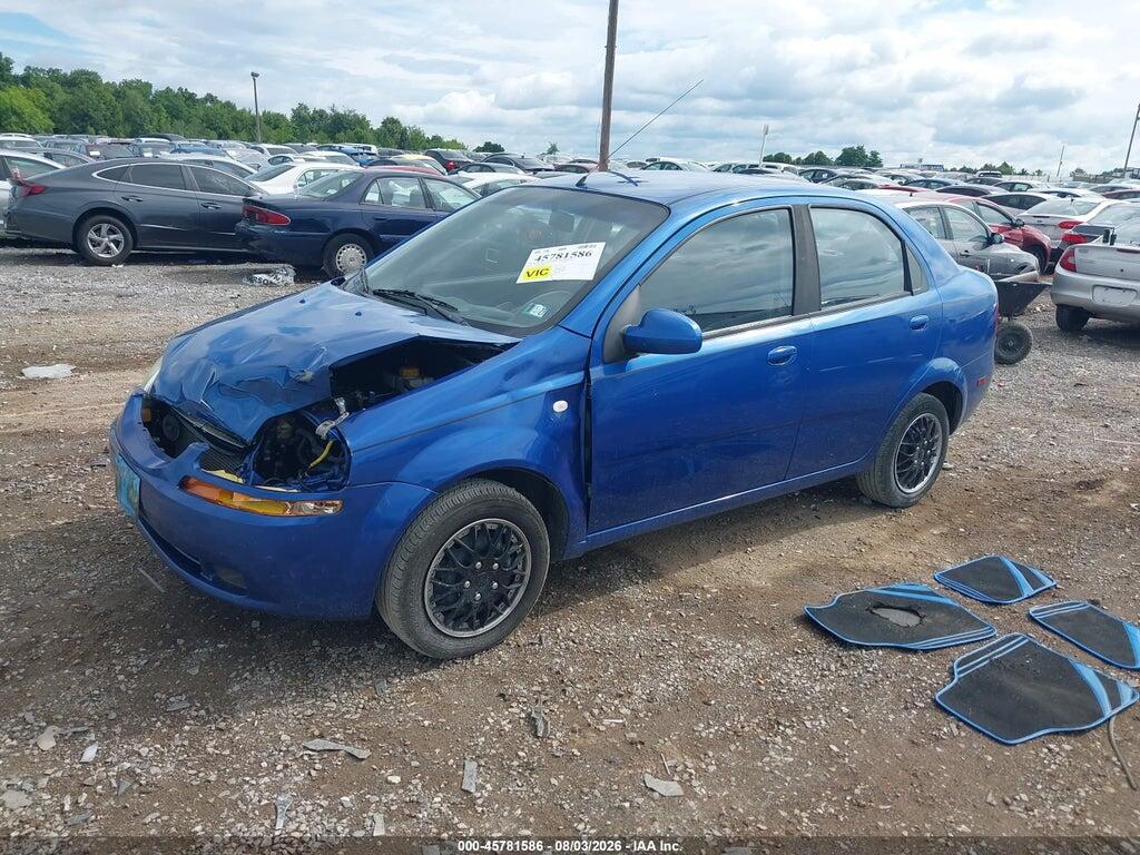 KL1TD56676B567577 2006 CHEVROLET AVEO photo no. 2