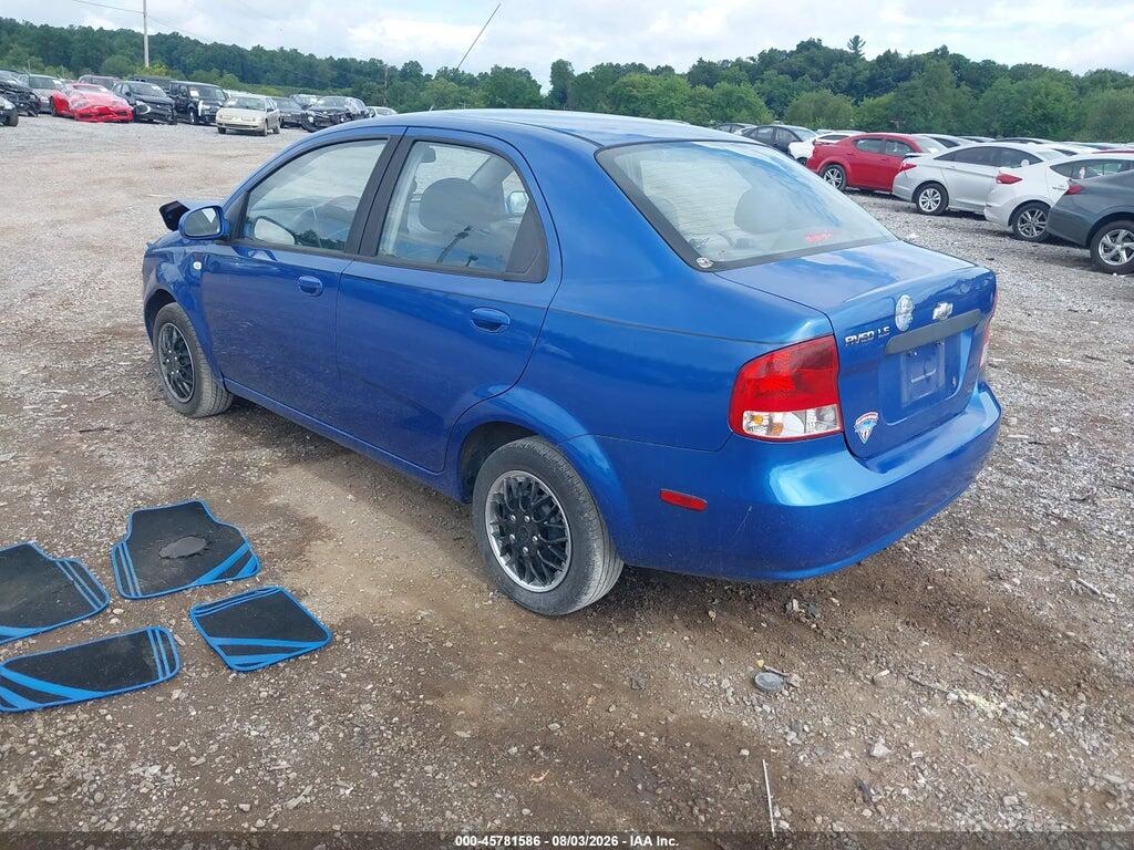KL1TD56676B567577 2006 CHEVROLET AVEO photo no. 3
