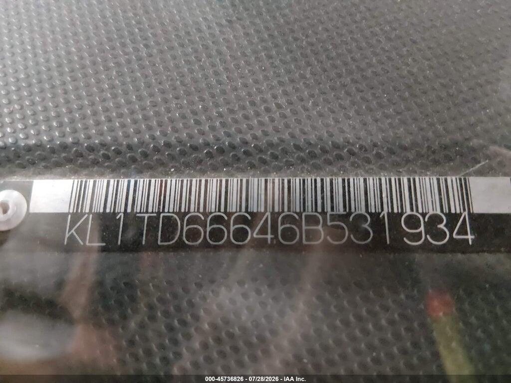 KL1TD66646B531934 2006 CHEVROLET AVEO photo no. 9
