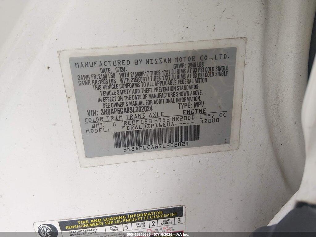 3N8AP6CA8SL302024 2025 NISSAN KICKS photo no. 9
