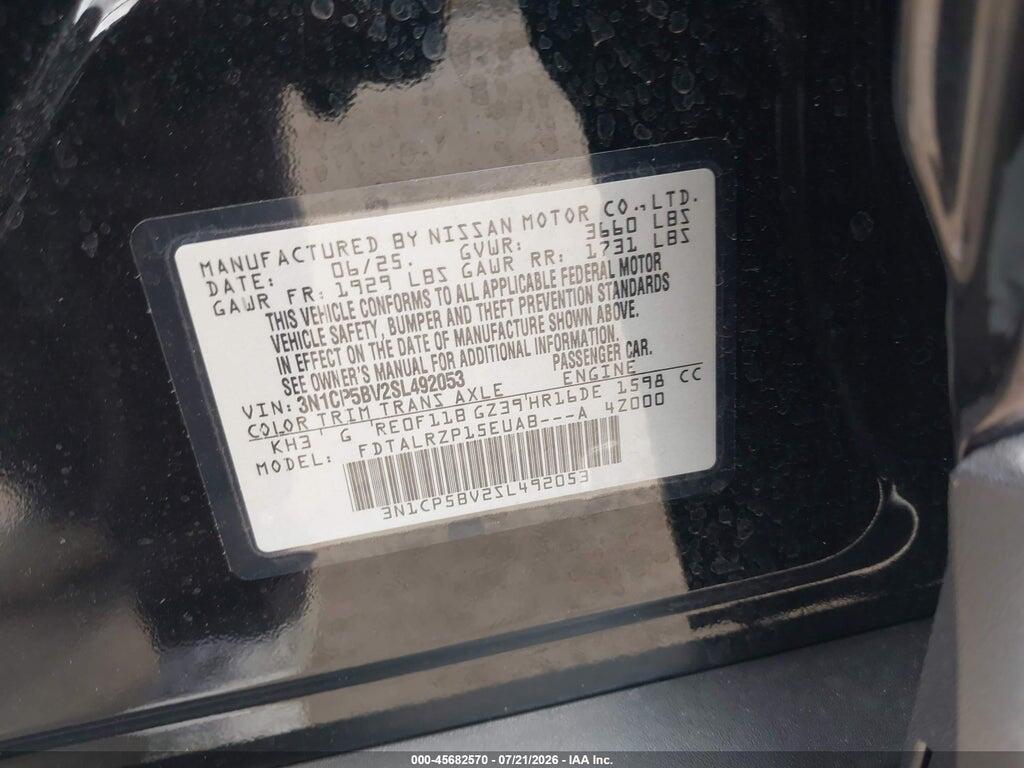 3N1CP5BV2SL492053 2025 NISSAN KICKS PLAY photo no. 9