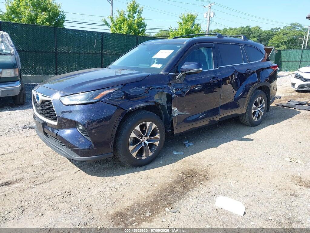 5TDGBRCHXMS537069 2021 TOYOTA HIGHLANDER photo no. 2