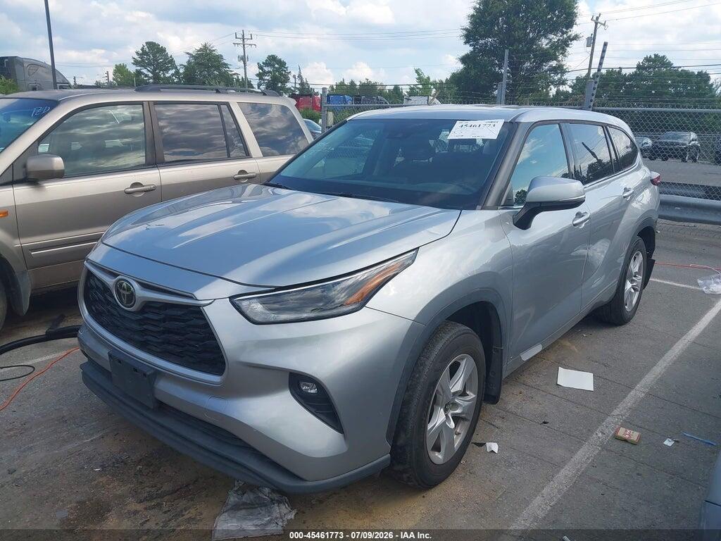 5TDBZRBH5MS545247 2021 TOYOTA HIGHLANDER photo no. 2