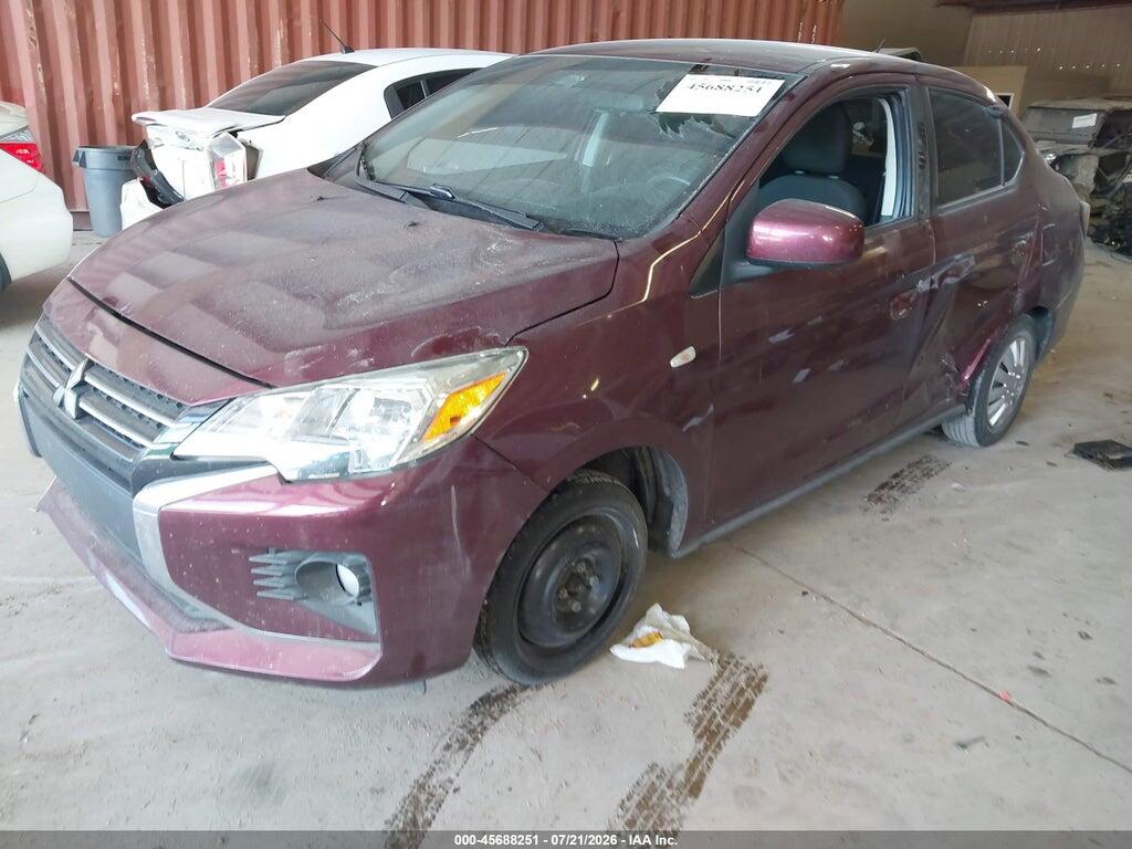 ML32FUFJ2NHF06300 2022 MITSUBISHI MIRAGE G4 photo no. 2