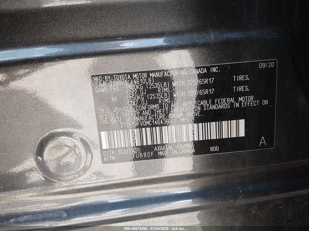 2T3P1RFV0MC146436 2021 TOYOTA RAV4 photo no. 9