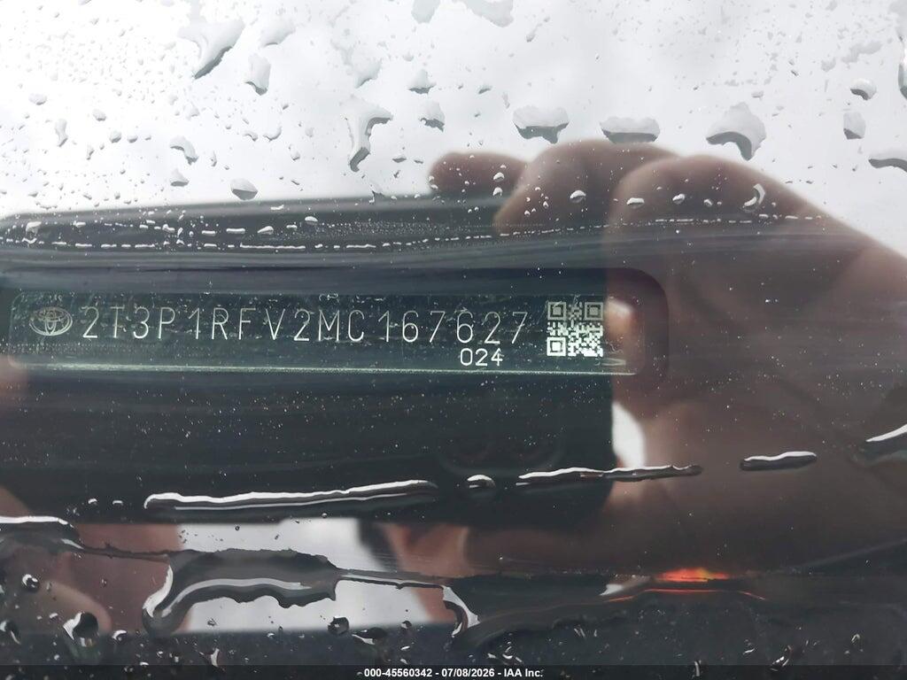 2T3P1RFV2MC167627 2021 TOYOTA RAV4 photo no. 9