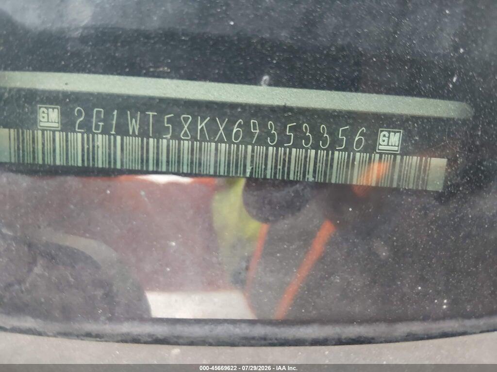 2G1WT58KX69353356 2006 CHEVROLET IMPALA photo no. 9