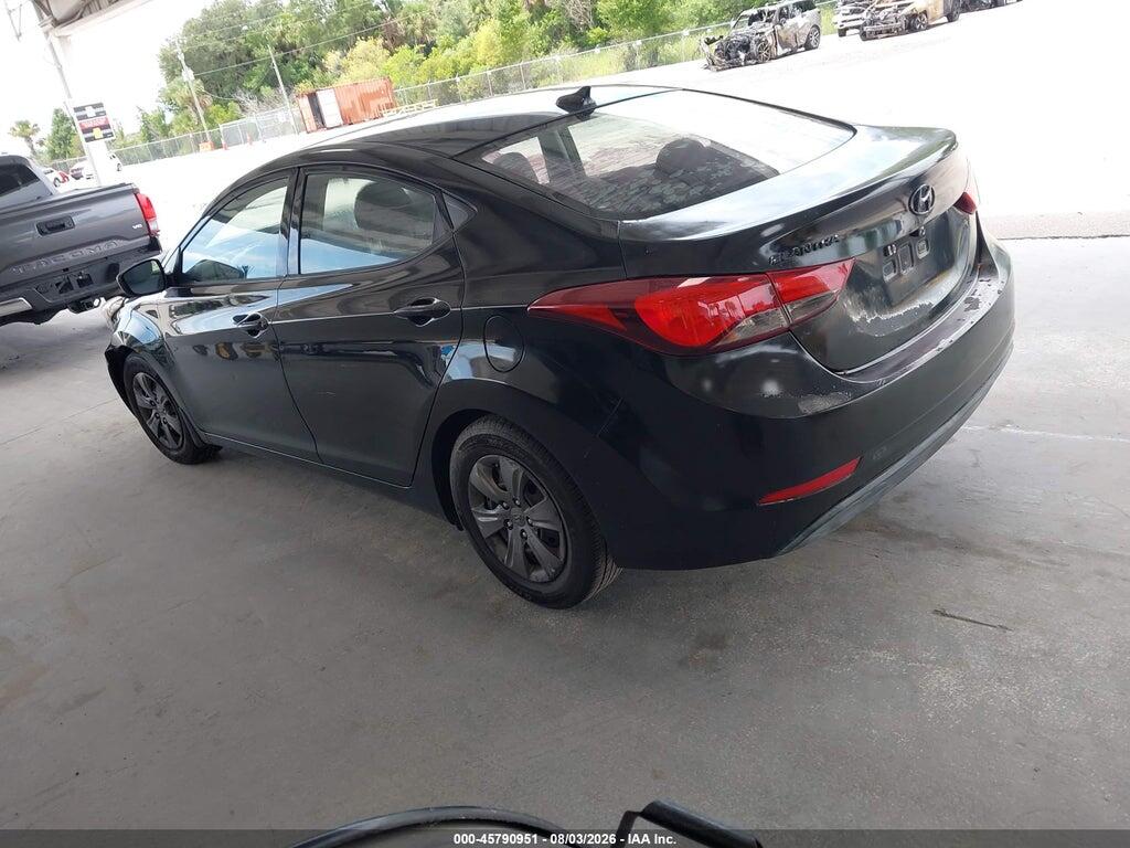5NPDH4AE5GH720354 2016 HYUNDAI ELANTRA photo no. 3