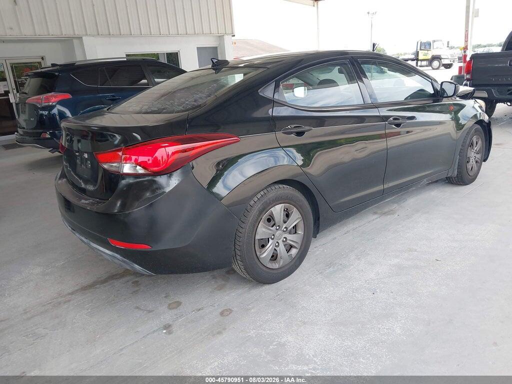 5NPDH4AE5GH720354 2016 HYUNDAI ELANTRA photo no. 4