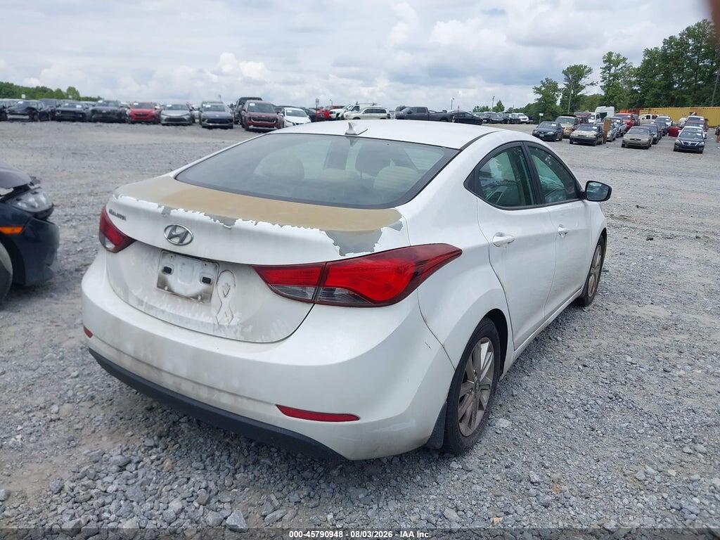 5NPDH4AE7GH790339 2016 HYUNDAI ELANTRA photo no. 4