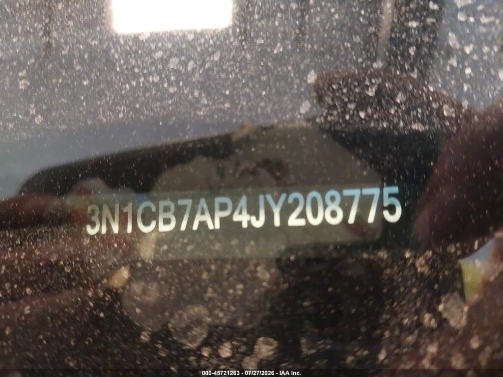 3N1CB7AP4JY208775 2018 NISSAN SENTRA photo no. 9