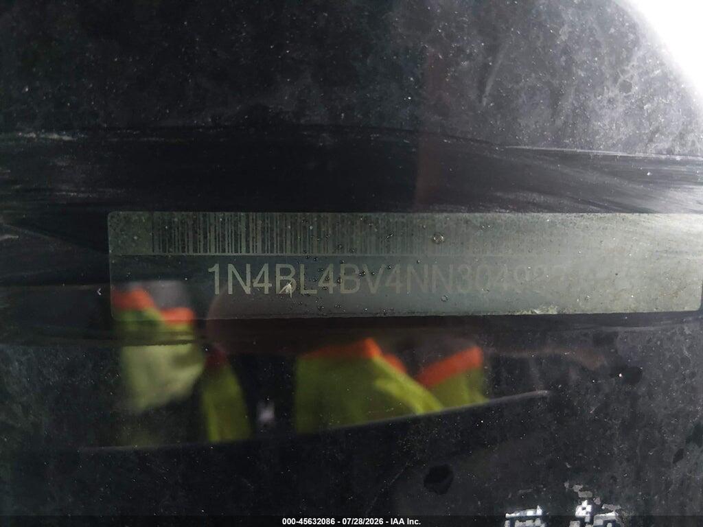 1N4BL4BV4NN304982 2022 NISSAN ALTIMA photo no. 9