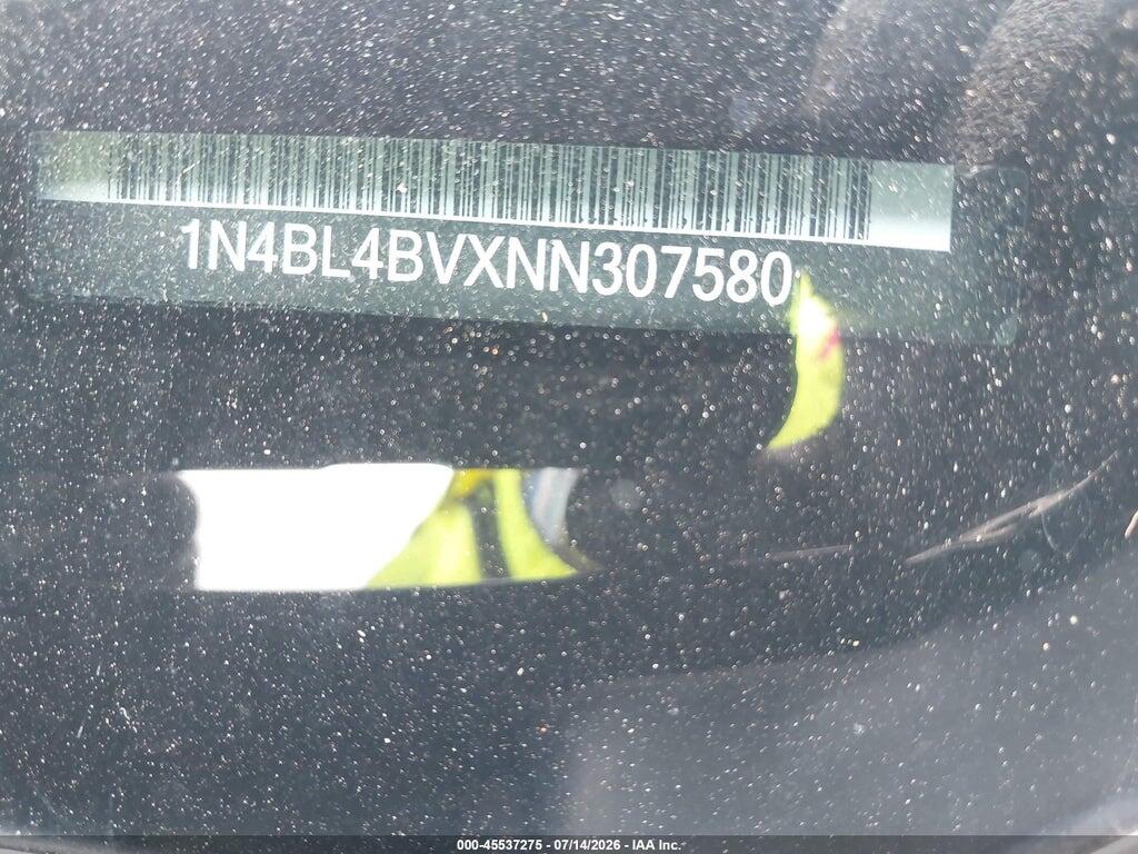 1N4BL4BVXNN307580 2022 NISSAN ALTIMA photo no. 9