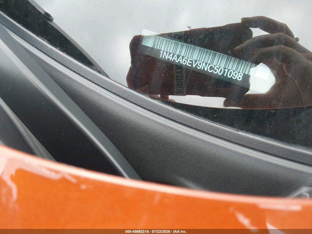 1N4AA6EV9NC501098 2022 NISSAN MAXIMA photo no. 9