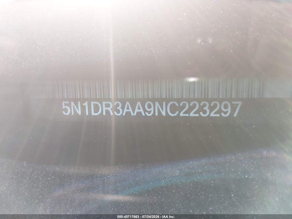 5N1DR3AA9NC223297 2022 NISSAN PATHFINDER photo no. 9